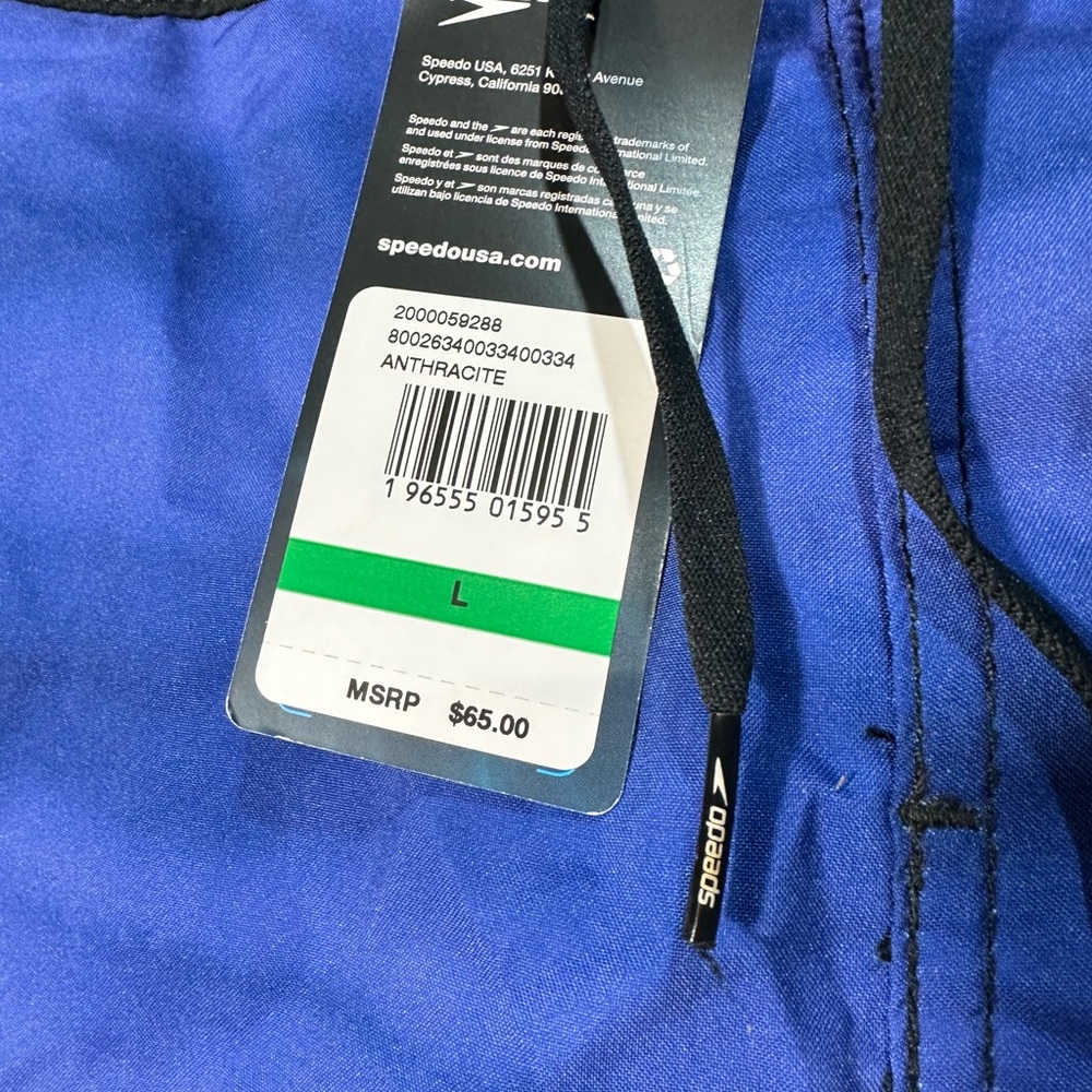NWT Men's Speedo Bondi Swim Trunks Size Large - Picture 3 of 7